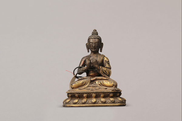 佛像-18世纪铜鎏金大日如来像