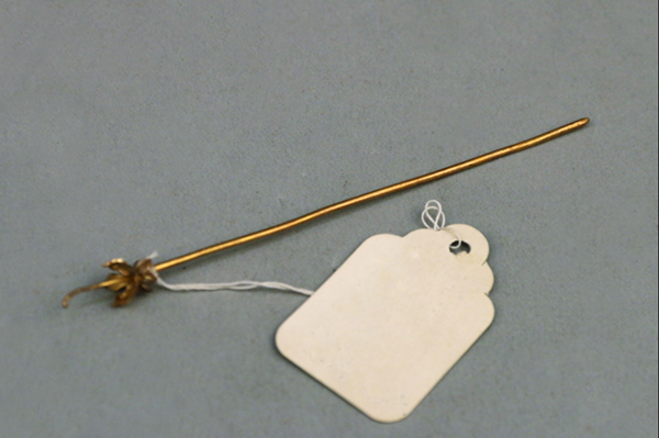 金器-清累丝花托金簪