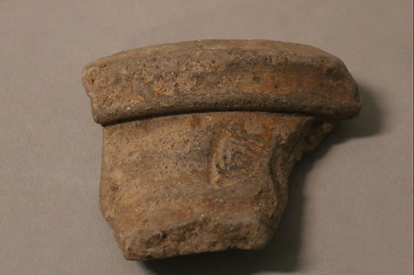 陶器-汉印纹陶片
