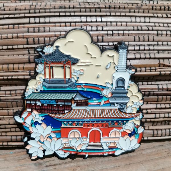 《清兰宜春》金属夜光冰箱贴