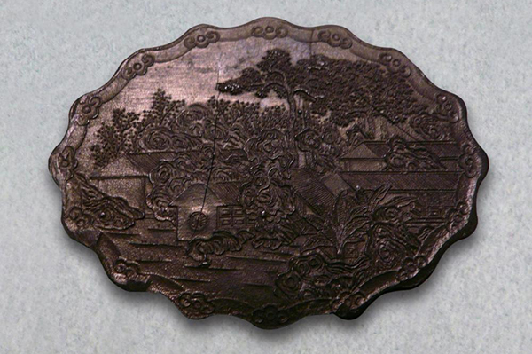 文具-仿嘉庆年制御园图墨